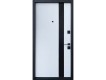 Фото Вхідні двері – Standard Lux Securemme квартира – мод. Slim S Glass-A (софт блек past/білий сатин) 2 Фото Вхідні двері – Standard Lux Securemme квартира – мод. Slim S Glass-A (софт блек past/білий сатин) 2