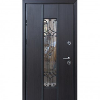 Вхідні двері вуличного типу Proof Mottura мод. Freedom (венге темний)