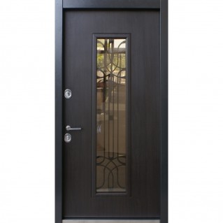 Вхідні двері вуличного типу Proof Mottura мод. Freedom (венге темний)