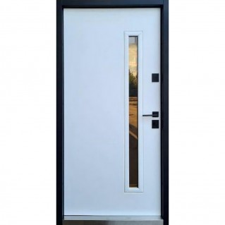 Вхідні двері вуличного типу Proof Smart Street • PF Rio S (антрацит пісок/білий)