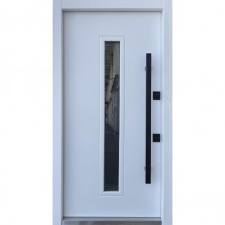 Вхідні двері вуличного типу • Proof Mottura • мод. Vega Maxi (антрацит/vin білий)