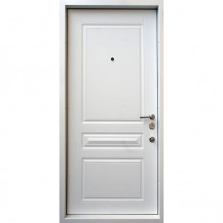 Вхідні двері квартироного типу Prestige Lux • Рубін (дуб графіт/софт айс)