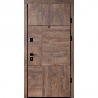 Вхідні двері • Prestige Lux квартира • Terra S (спил дерева коньячний)