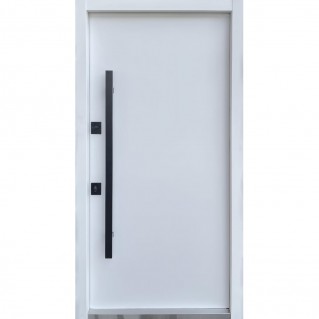 Вхідні двері вуличного типу • Stability Hardy • Hardy Loft (антрацит/гладка біла)