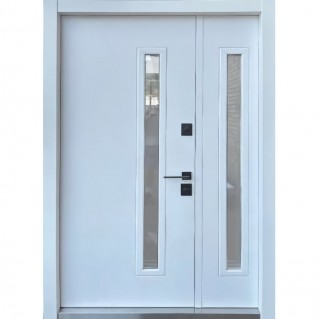 Вхідні двері вуличного типу Stability Proof 1.5 Mottura Rio-S Loft Double (антрацит/vin білий атлас)