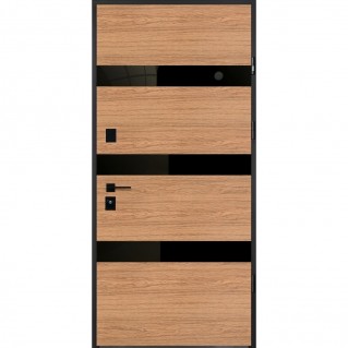 Вхідні двері вуличного типу • Proof Securemme • Slim D Glass