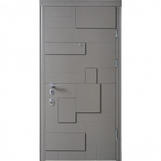 Вхідні двері квартироного типу Standard Lux Securemme • В обороті.