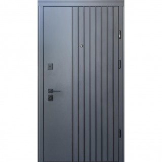 Вхідні двері Standard Lux Securemme квартира Delica AL (антранцит/антранцит)