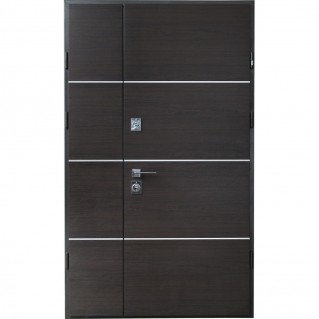 Вхідні двері вуличного типу Stability Proof 1.5 Mottura Party D Double (венге темний)