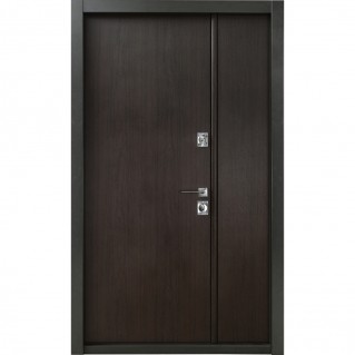 Вхідні двері вуличного типу Stability Proof 1.5 Mottura Party D Double (венге темний)