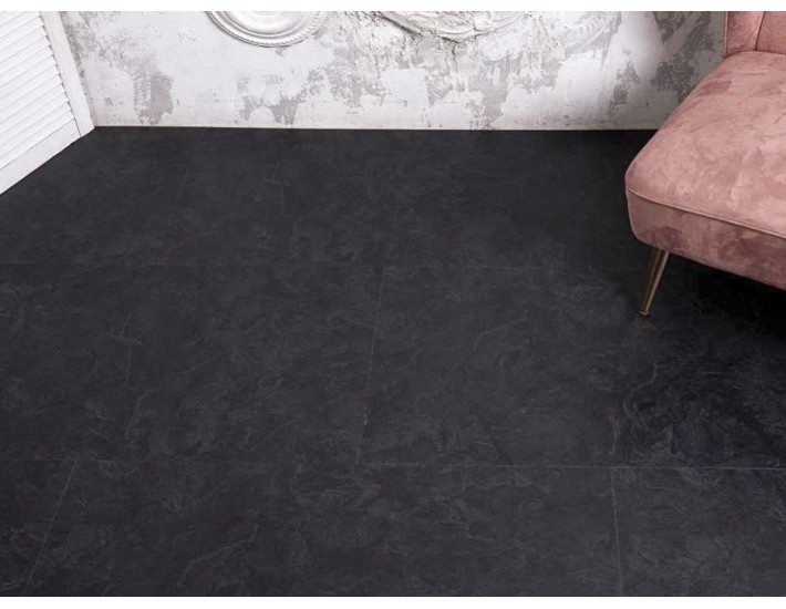 Фото Вінілова підлога Vinilam Ceramo Stone 61607 Сланцевий Чорний 1 Фото Вінілова підлога Vinilam Ceramo Stone 61607 Сланцевий Чорний 1