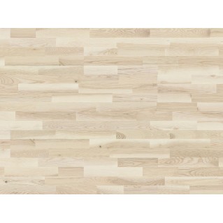 Паркетная доска BARLINEK Ясень Milkshake Molti 3WG000651 белый матовый лак