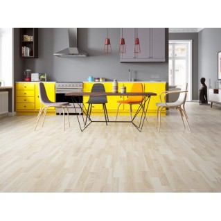 Паркетная доска BARLINEK Ясень Milkshake Molti 3WG000651 белый матовый лак Паркетная доска BARLINEK Ясень Milkshake Molti 3WG000651 белый матовый лак