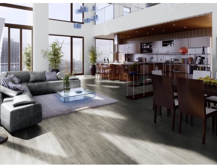 Фото Ламинат KRONOTEX Exquisit 4985 Дуб Oriental Grey 2