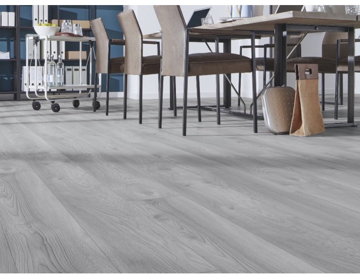 Фото Ламинат KRONOTEX Mammut 3670 Дуб Makro Light Grey 2