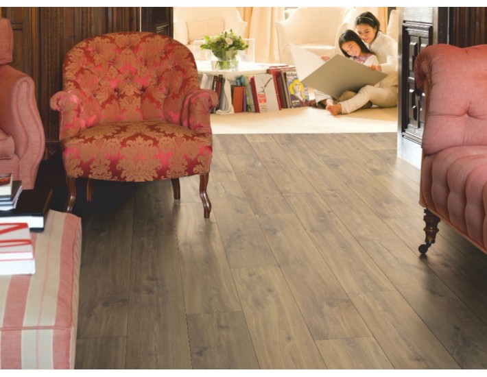 Фото Ламінат QUICK STEP CLM1488 Дуб опівнічний коричневий 2 Фото Ламінат QUICK STEP CLM1488 Дуб опівнічний коричневий 2