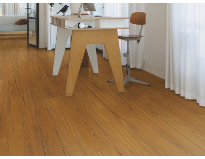 Фото Ламінат QUICK STEP CLM5803 Тік помірно-коричневий 2 Фото Ламінат QUICK STEP CLM5803 Тік помірно-коричневий 2