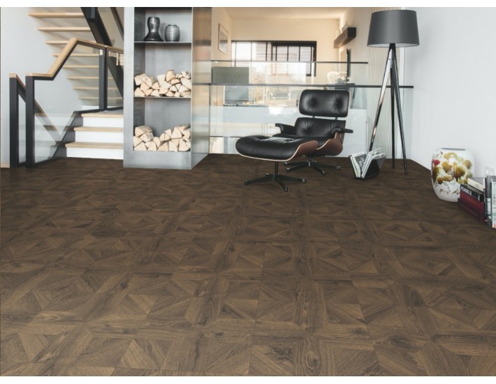 Фото Ламінат QUICK STEP IPA4145 Дуб королівський темно-коричневий 2 Фото Ламінат QUICK STEP IPA4145 Дуб королівський темно-коричневий 2