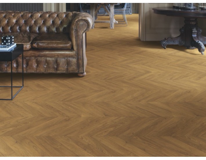 Фото Ламінат QUICK STEP IPA4162 Дуб шеврон коричневий 2 Фото Ламінат QUICK STEP IPA4162 Дуб шеврон коричневий 2