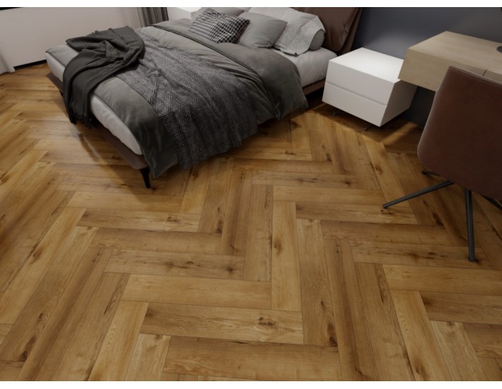 Фото Вінілова підлога SPC Apro Authentic Herringbone AC-501-HB Дуб Gold 2 Фото Вінілова підлога SPC Apro Authentic Herringbone AC-501-HB Дуб Gold 2