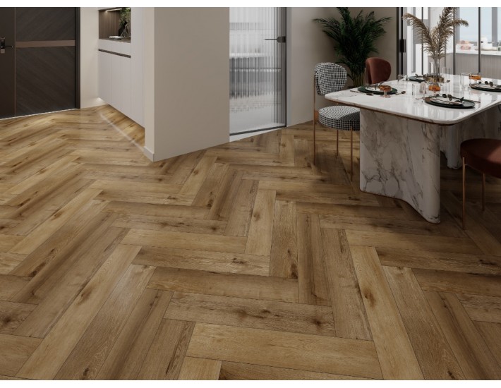 Фото Вінілова підлога SPC Apro Authentic Herringbone AC-508-HB Дуб Crocant 2