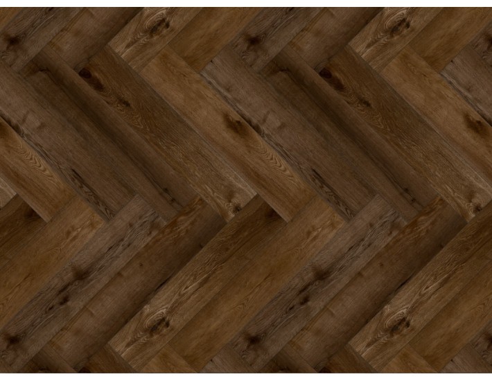 Фото Вінілова підлога SPC Apro Authentic Herringbone AC-510-HB Дуб Coffe 1