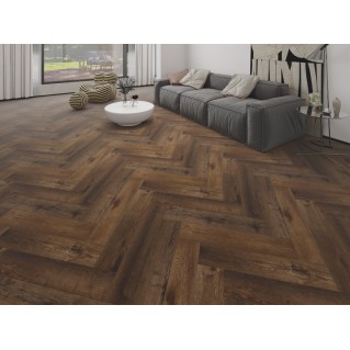 Виниловый пол SPC Apro Authentic Herringbone AC-510-HB Дуб Coffe Виниловый пол SPC Apro Authentic Herringbone AC-510-HB Дуб Coffe