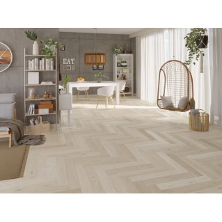 Паркетная доска BARLINEK Дуб Grissini Herringbone 1WC000013 матовый лак