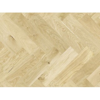 Паркетная доска BARLINEK Дуб Bianco Herringbone 1WC000040 белый матовый лак