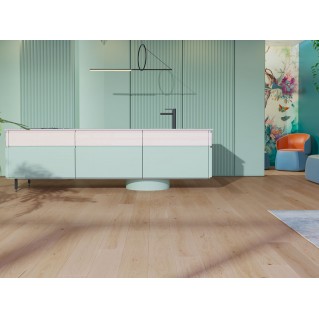 Паркетная доска BARLINEK Дуб Tartufo Bianco 1WG000928 белый матовый лак