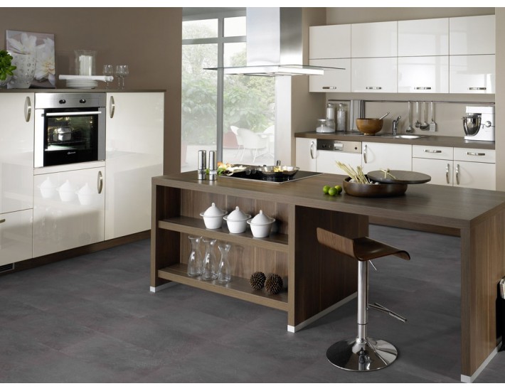 Фото Вінілова підлога Wineo DB305SL Сланец Timeless Dark 2