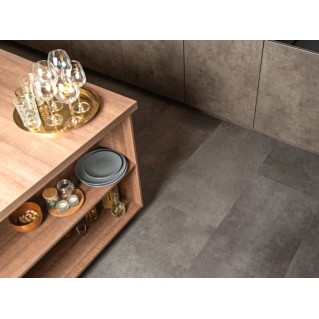 Виниловый пол Vinilam Ceramo 71610 Цемент Стальной